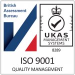 ISO 9001 certificate badge
